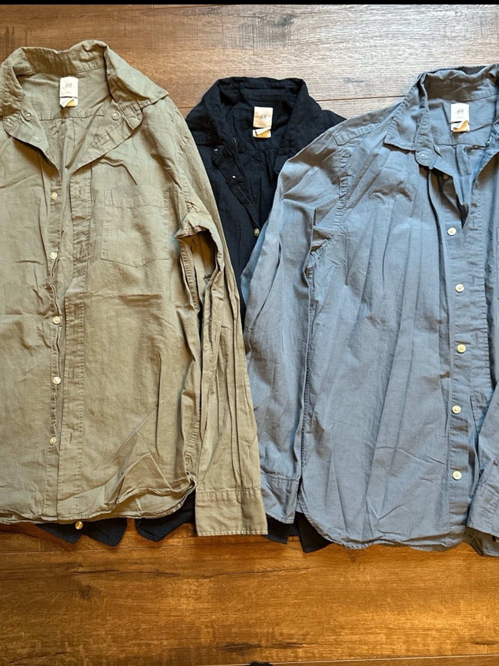 H&M Men's Casual Button-Down Shirts